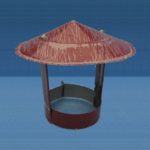 зонт круглый, зонт на крышу, купить зонт круглый минск