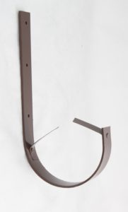 Держатель желоба водосточного 265 коричневый (RAL 8017)